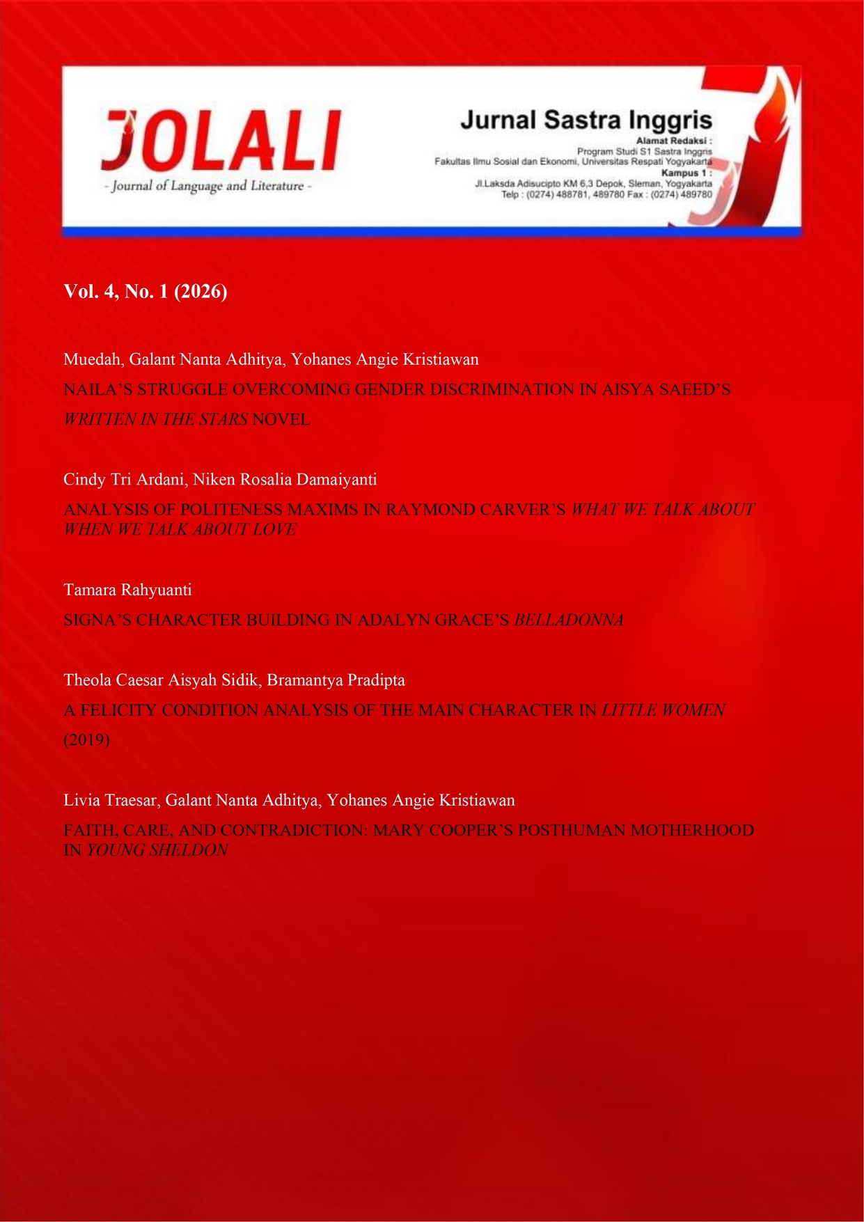 					View Vol. 4 No. 1 (2026)
				